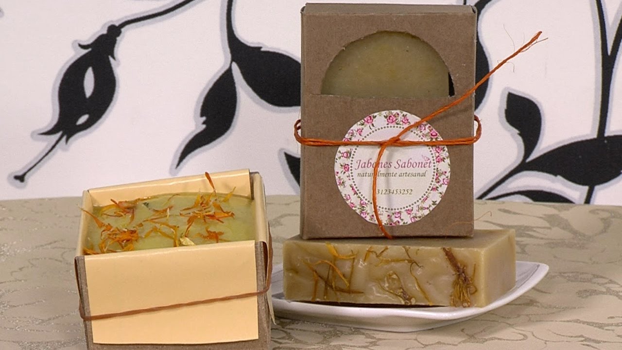 Como Hacer Jabon con Aceite de Oliva y Calendula- HogarTv por Juan Gonzalo Angel