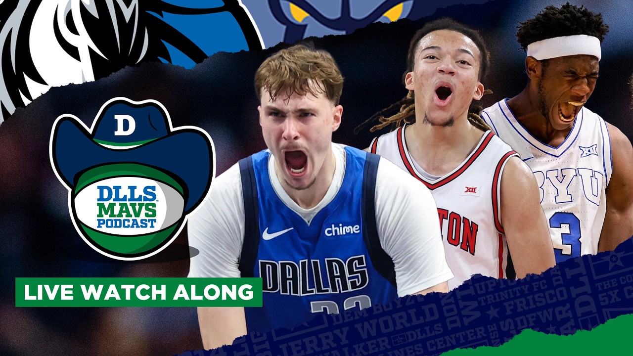 Dallas Mavericks At Memphis Grizzlies & BYU Vs Houston Cougars Watch Along | DLLS Mavs Podcast