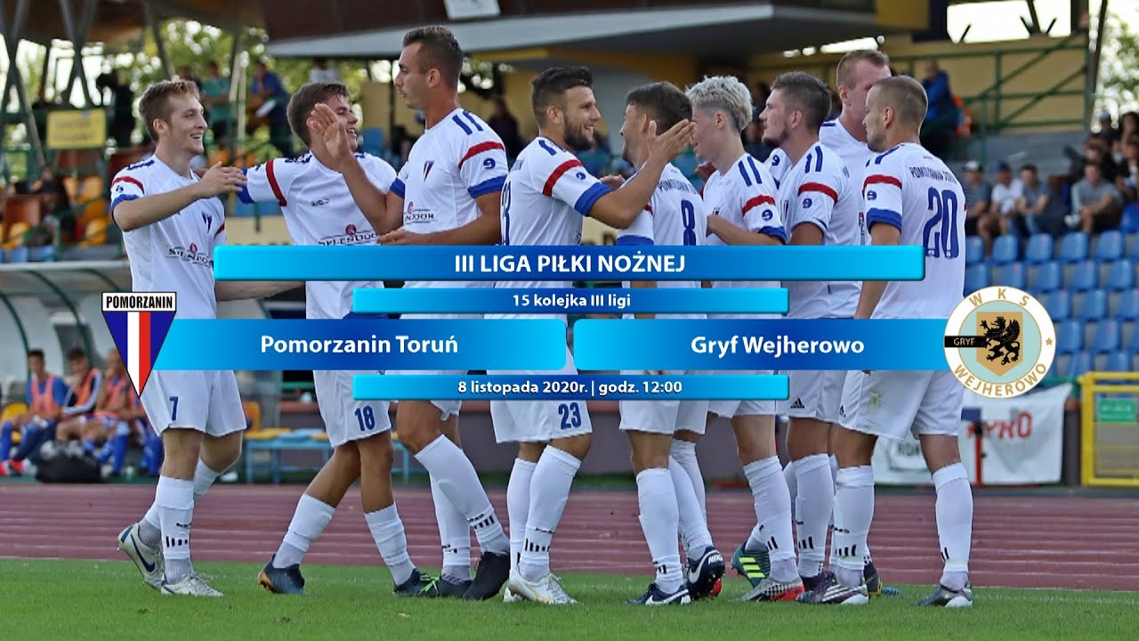 III liga piłki nożnej: Pomorzanin Toruń - Gryf Wejherowo