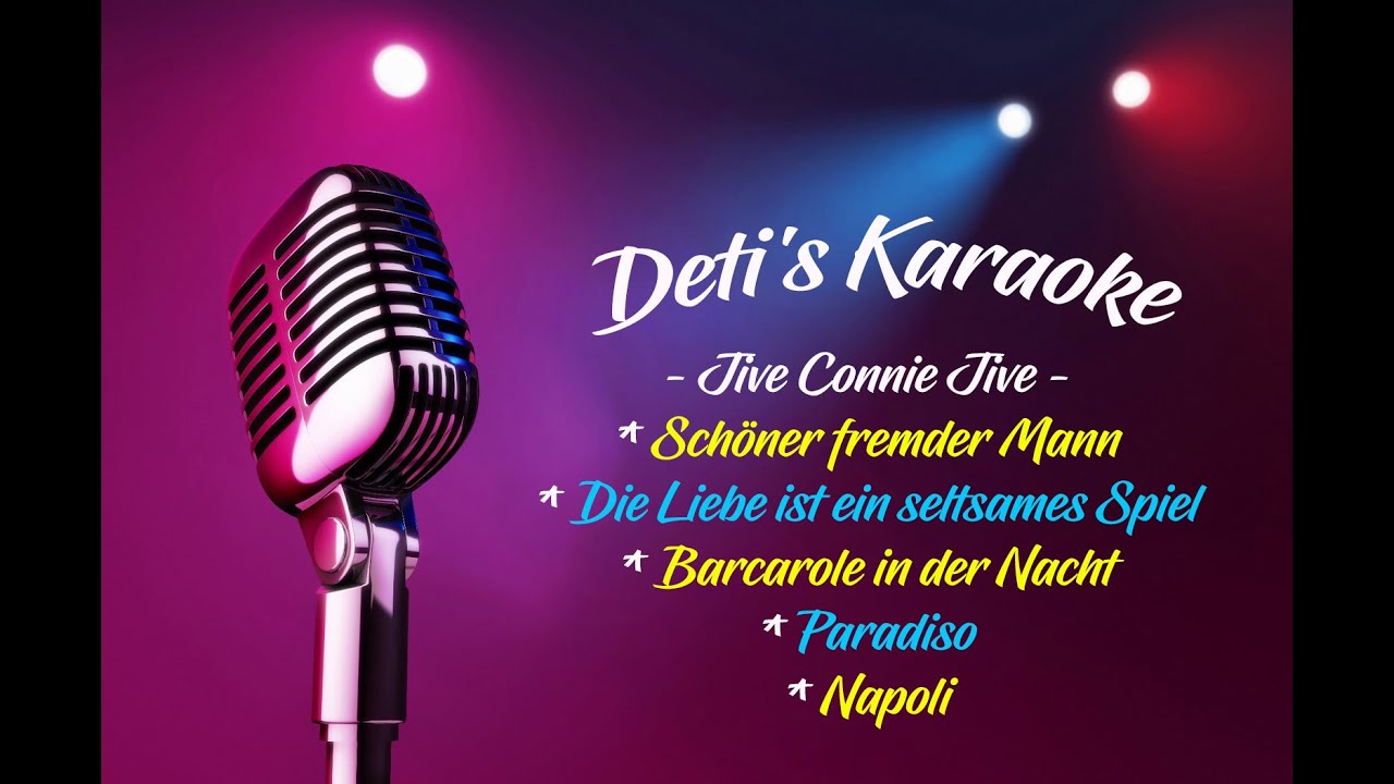 Jive Connie * Connie Francis Medley * Karaoke