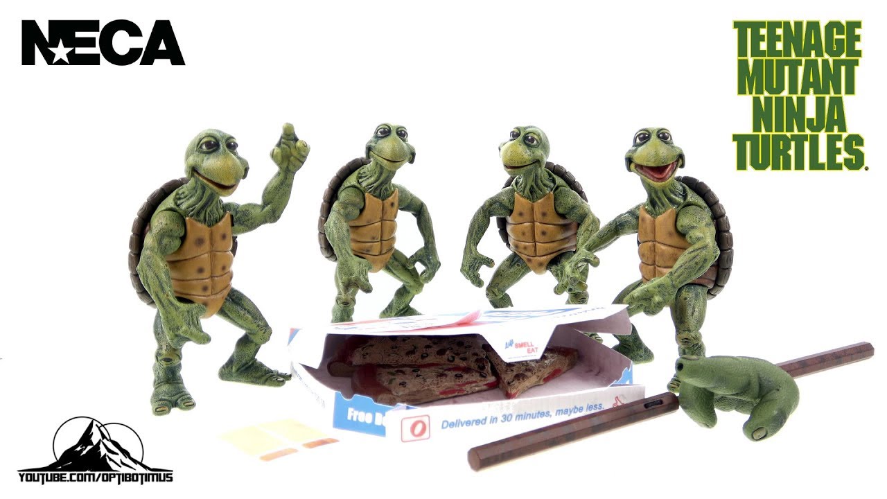 OPTIBOTIMUS REVIEWS: NECA TOYS TMNT 1/4 Scale BABY TURTLES ACCESSORY SET