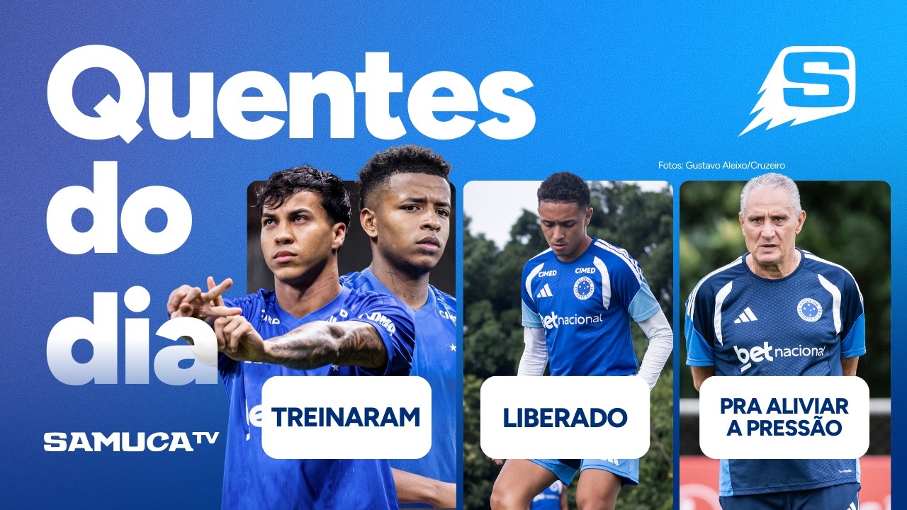 KAIO JORGE E ARROYO TREINAM NORMALMENTE! JOGO PARA ALIVIAR A PRESSÃO NO CRUZEIRO? | QUENTES DO DIA
