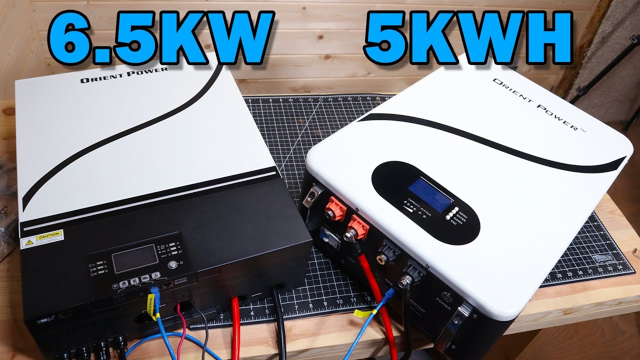 Orient Power LiFePo4 5kwh Battery and 6500w Inverter