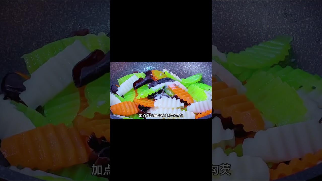 lettuce fried yam is too refreshing and delicious