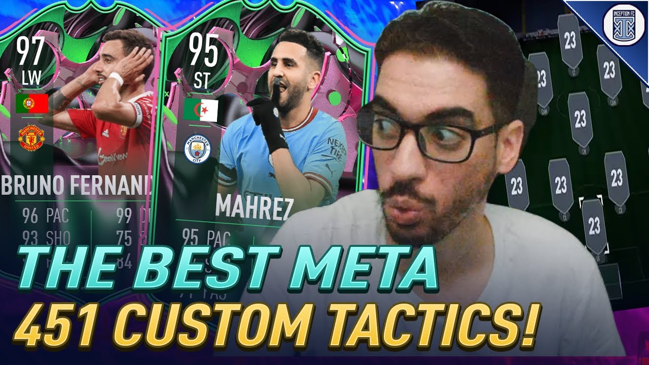 THE BEST META 451 FORMATION & CUSTOM TACTICS FOR FIFA 23 ULTIMATE TEAM