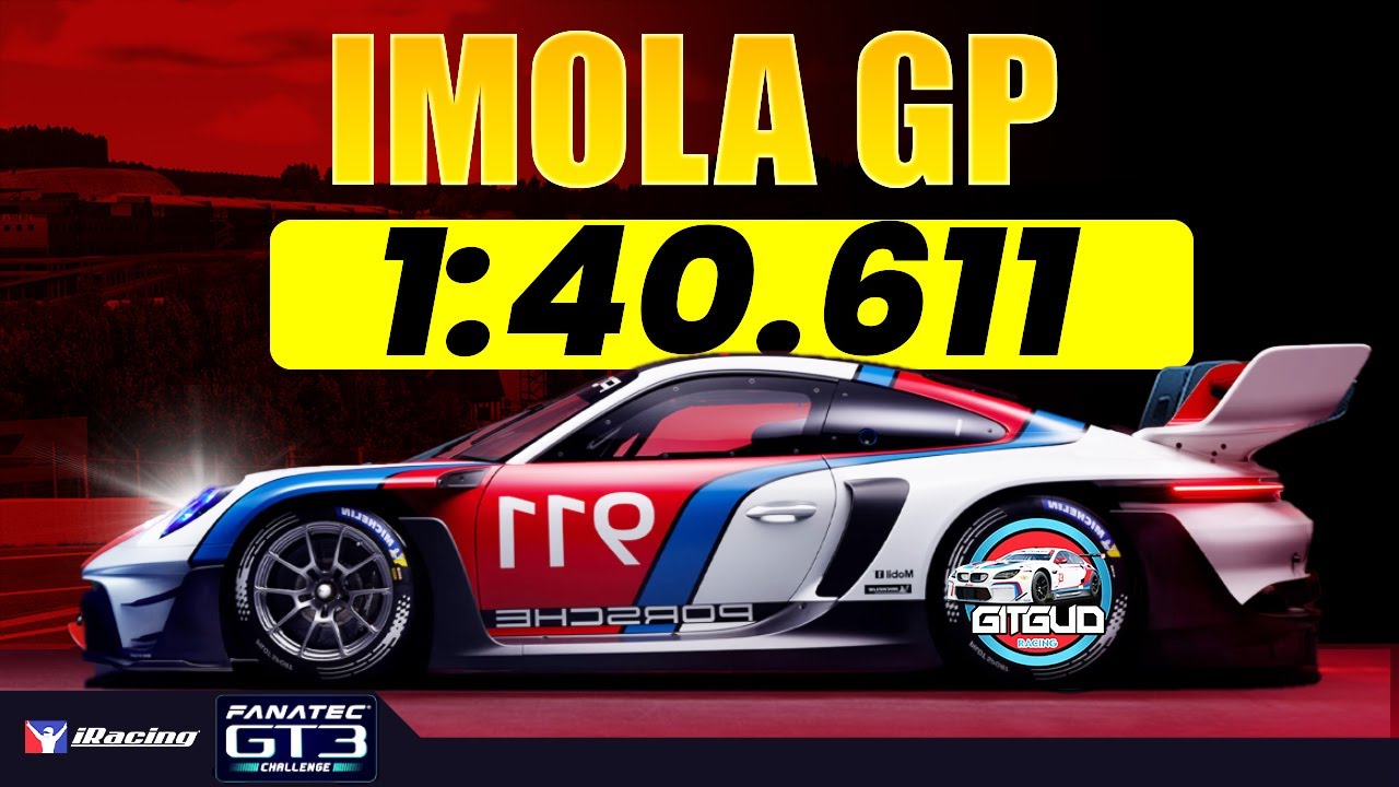 iRacing Porsche GT3 R (992) Imola Track Guide - 1:40.611