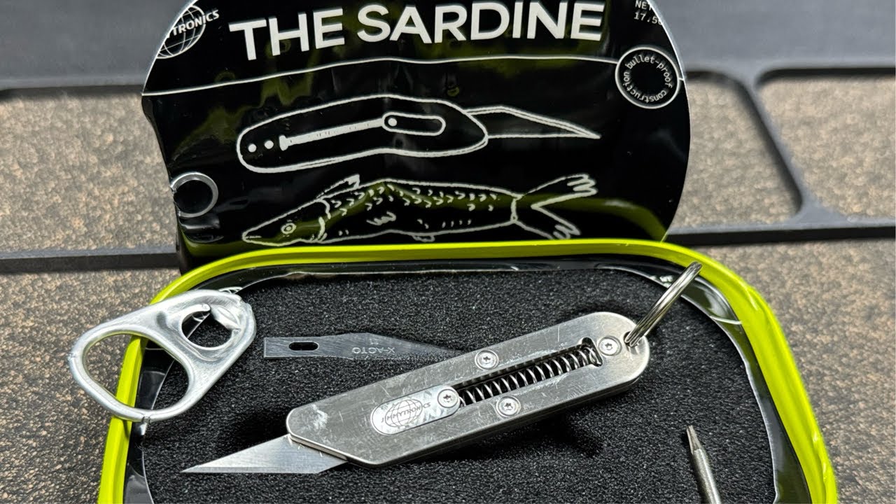 Your Keychain Will Never Be The Same! | Jimmytronics Sardine