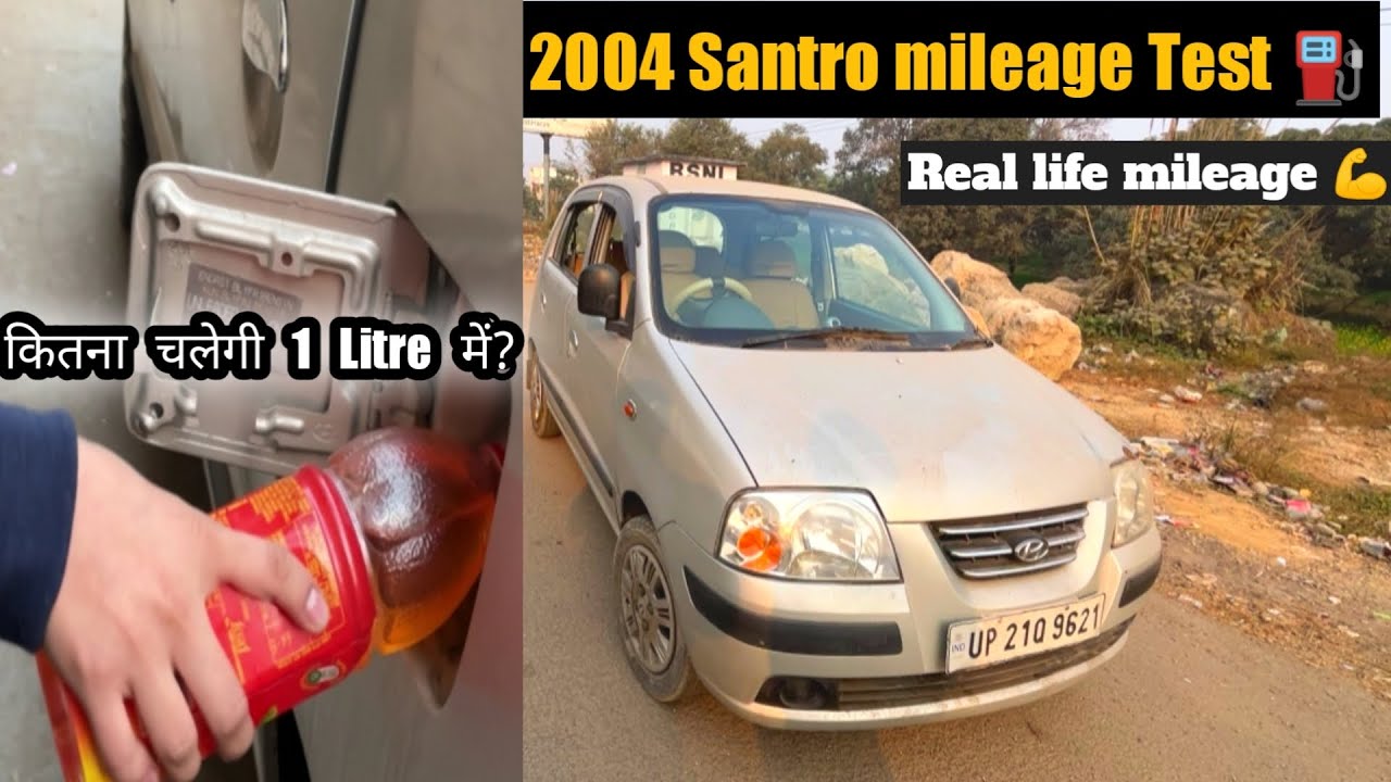 Santro Average Test in 1 Litre Petrol | Old Technology ke baad bhi Shocking Result ✌|