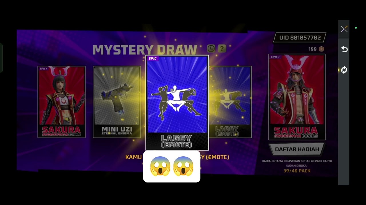 Sprint bandel Terbaru Di Event Mystery Draw😱😱#freefireshorts #shorts 