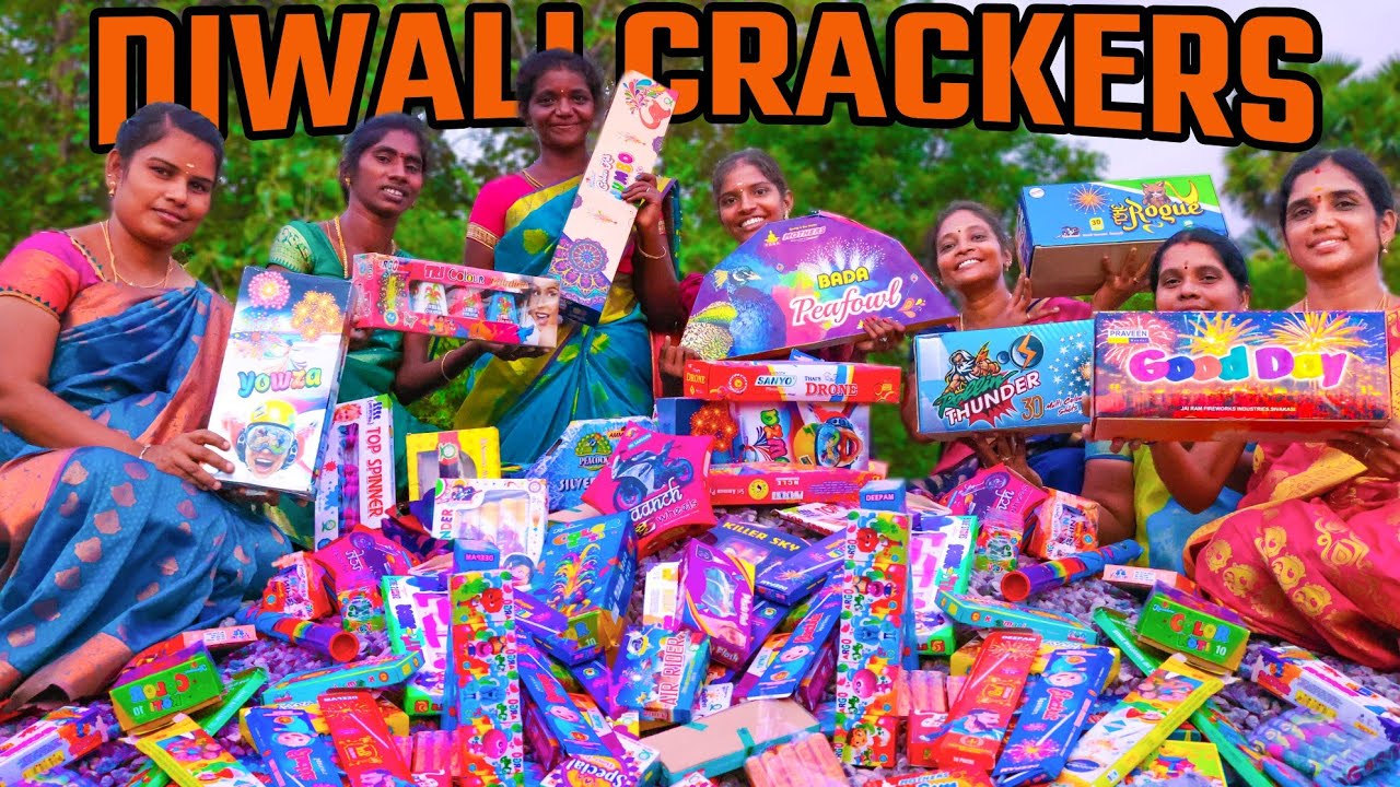 தீ பொறி திருமுகத்தை மிஞ்சிய அய்யம்மா😲 | DIWALI CRACKERS | Sivakasi Crackers Bursting