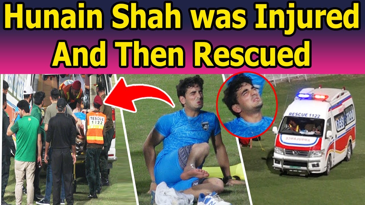 Hunain Shah was seriously injured after being hit by the ball