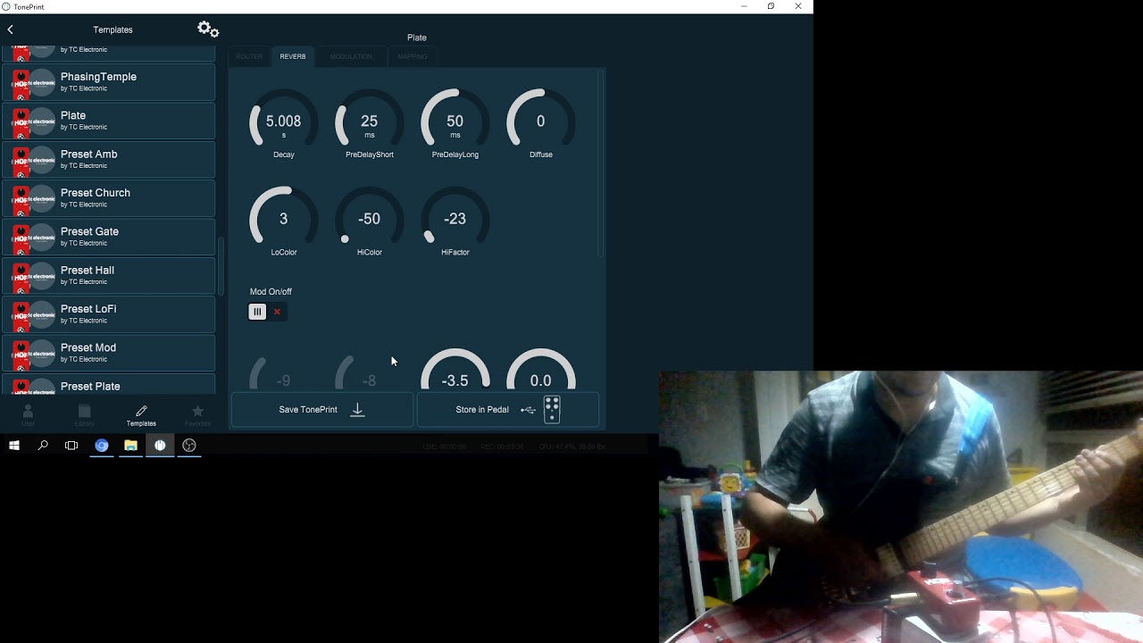 TC Electronics Hall of Fame Mini: Toneprint Editor Windows 10