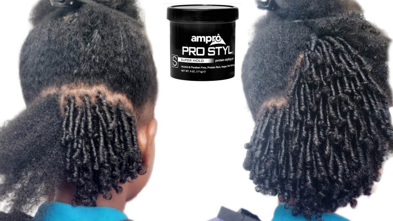 Vin aprann penyen pwent peny/ curls on 4c hair/ finger coils