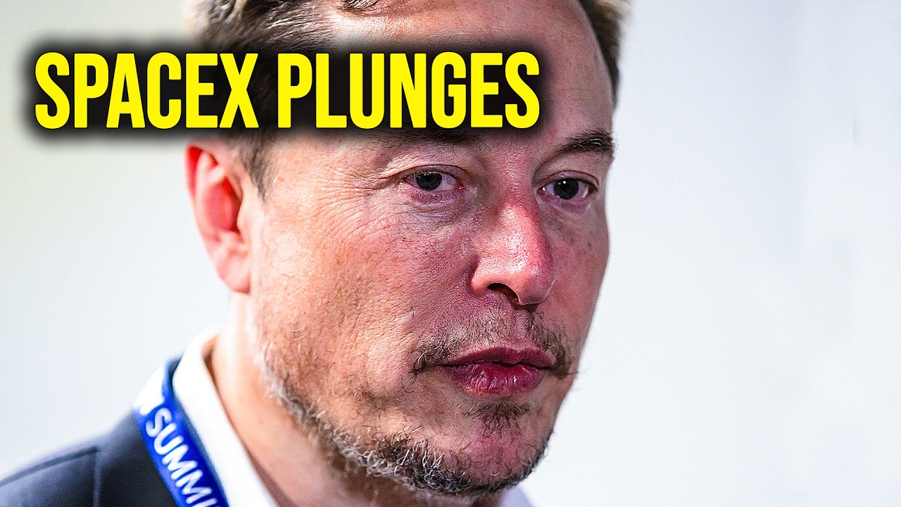 Elon Musk Plan COLLAPSES As SpaceX Stock Plunges After Investors Sent Into Panic