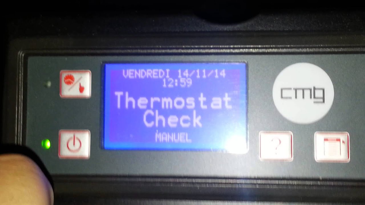 Cmg lx12 probleme thermostat