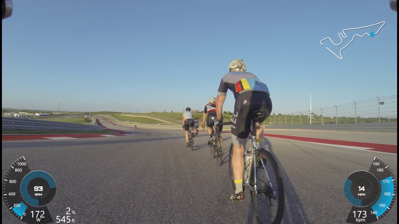 Cycling at the Circuit of the Americas (COTA) Race Track
