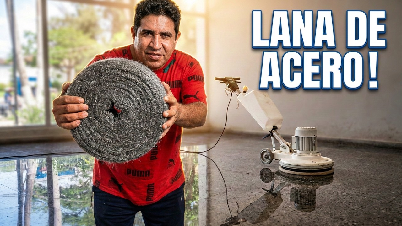 Pulido de Pisos | Como Utilizar Lana de Acero Para Brillas Pisos | Mármol, Granito, Terrazo