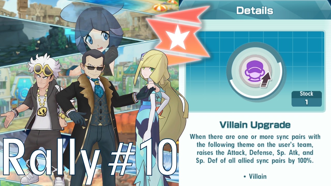 Battle Rally #10 Villain Upgrade (11,300 Points) - Pokémon Masters EX