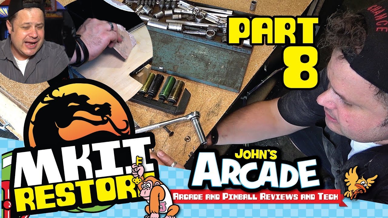 Mortal Kombat II Arcade Restore Part #8 - Cabinet Prep and Gay Bar Tapper Level