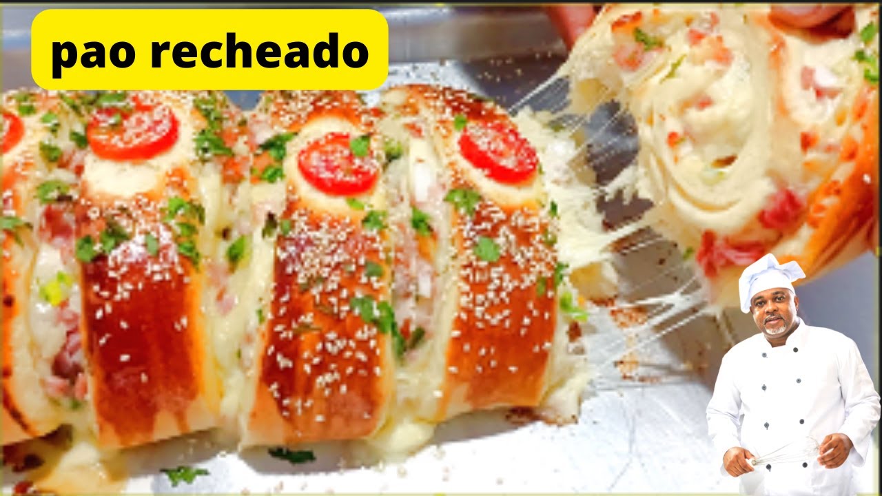 Receita de pão recheado