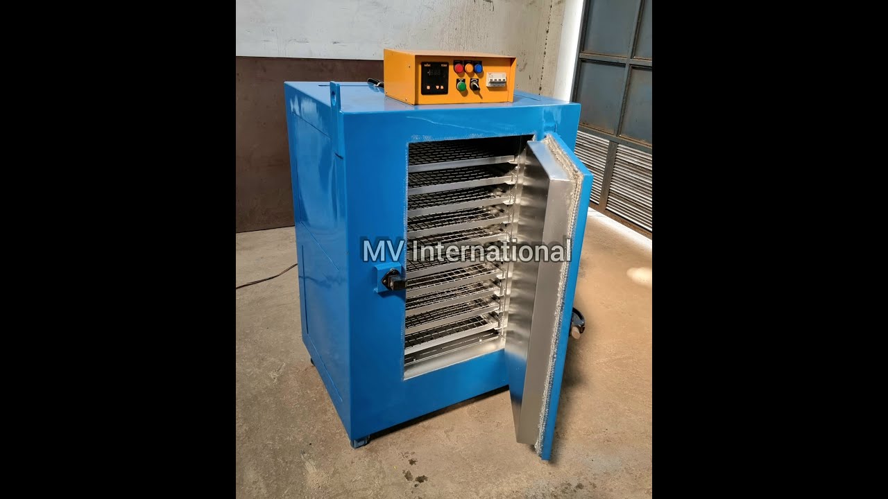 Electrode Baking Oven Capacity 100 Kgs, 10 Trays Digital Controller, 500 Degree Celsius
