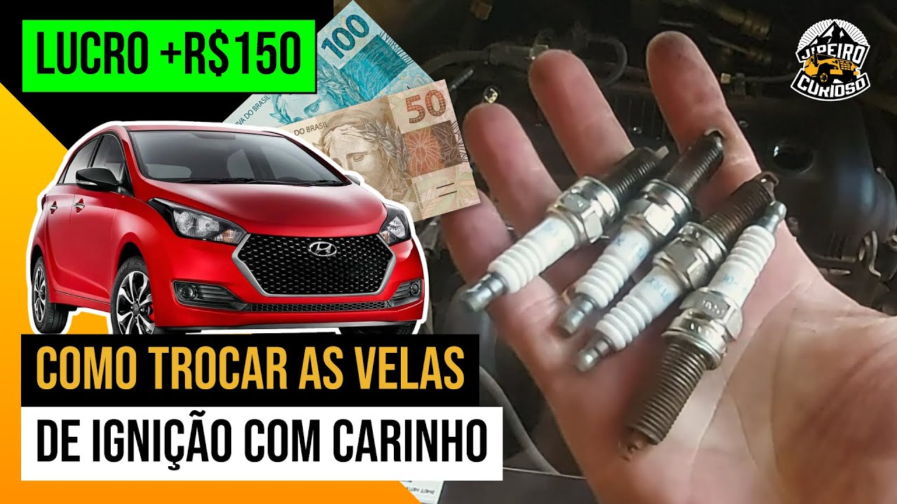 Como trocar a vela de #ignição da #hyundai #hb20 1.6 4 cilindros por 174 reais? #façavocêmesmo