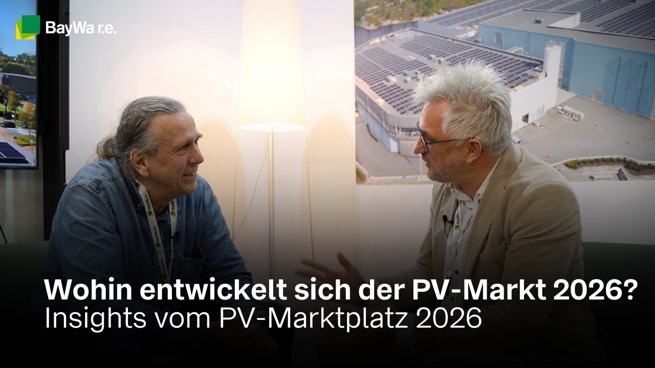 Wohin entwickelt sich der PV-Markt 2026? Insights vom BayWa r.e. PV-Marktplatz 2026