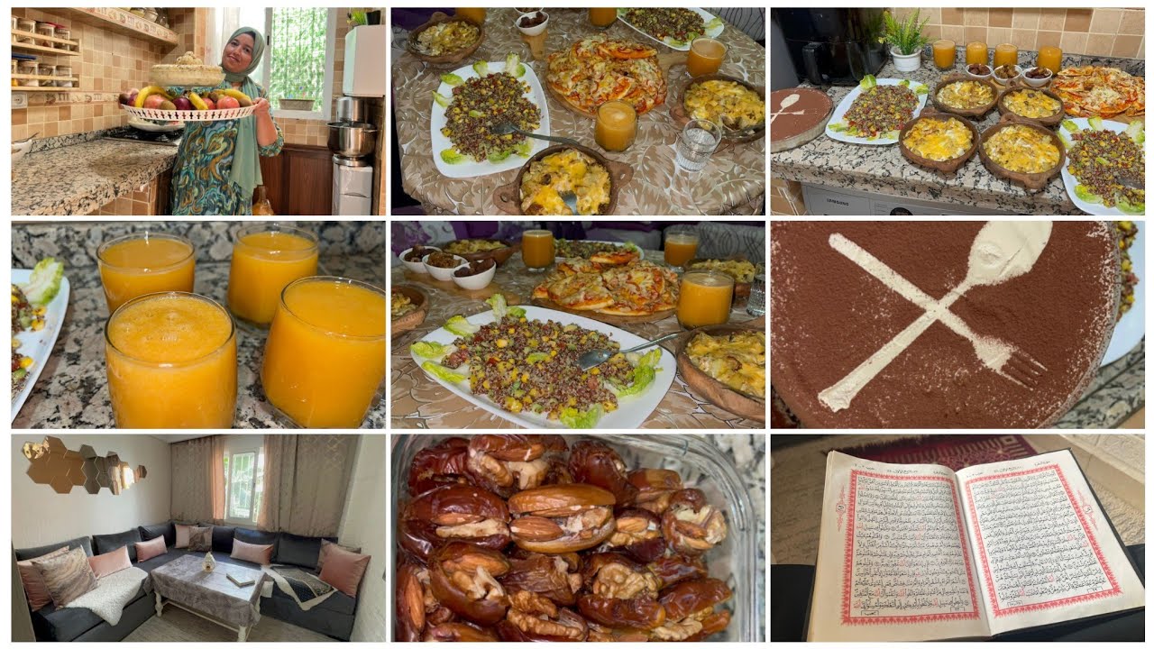 رمضان مختلف روتيني ليوم كامل بين العبادة ولمطبخ🤩فطور متنوع مختلف غادي ينفعك💪مائدة متنوعة تنظيم اليوم