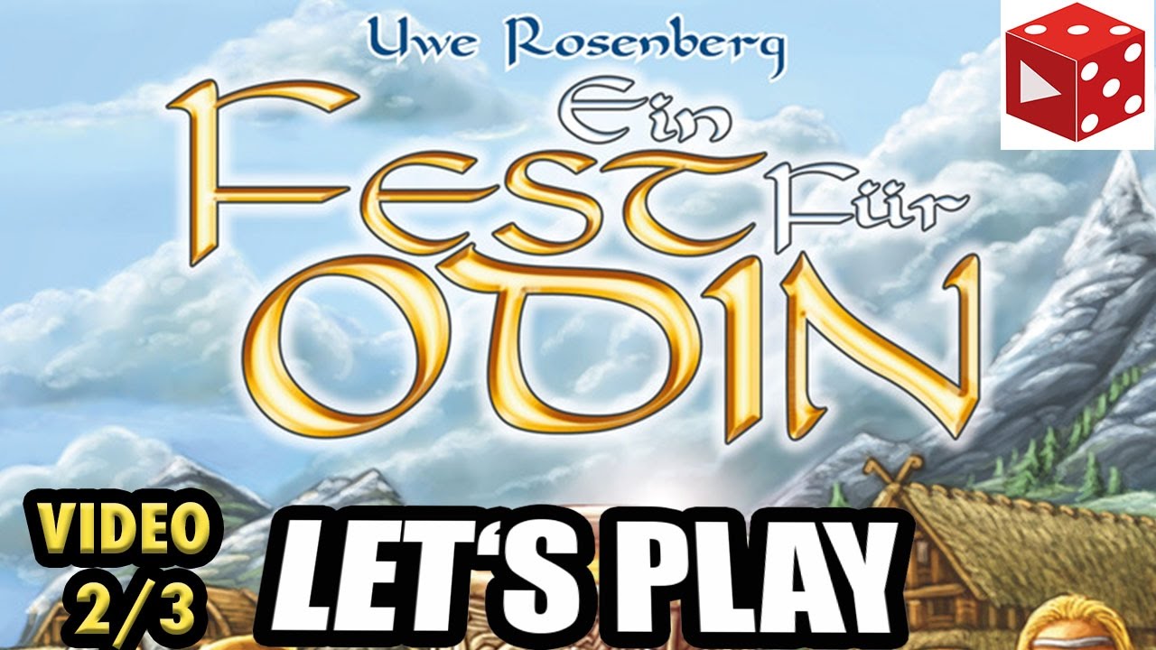 Ein Fest für Odin - Let's Play (Solo Variante) Teil 2/3 - Uwe Rosenberg (Feuerland 2016)