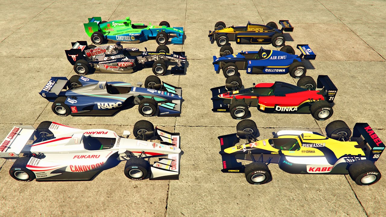 GTA V FORMULA CARS GAMEPLAY [PS5 PRO] NO COMMENTARY
