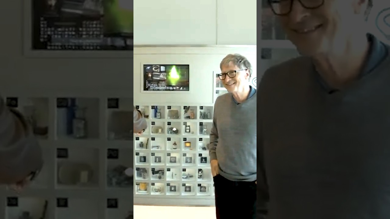 Bill Gates Wall of Periodic Table! 😳 #shorts