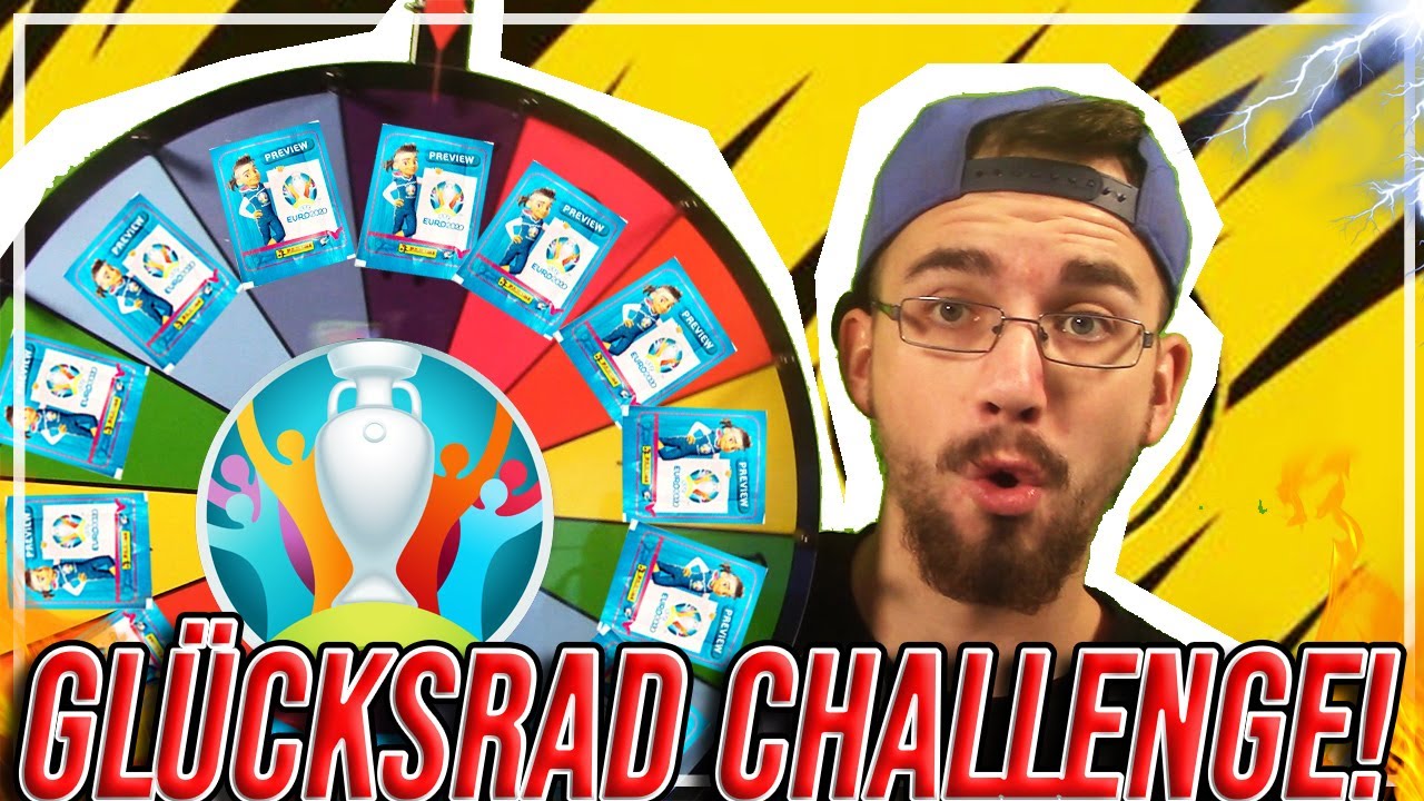 EPISCHE GLÜCKSRAD EURO 2020 PANINI STICKER CHALLENGE 😱🔥