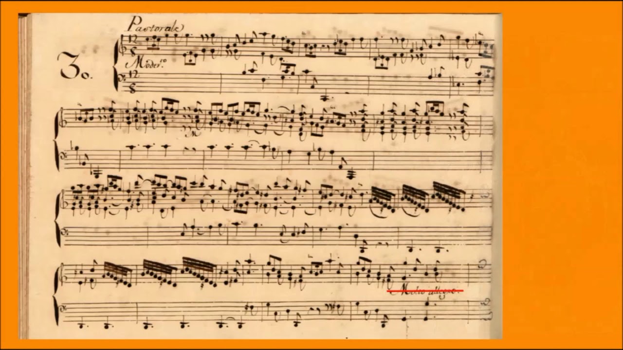 Domenico Scarlatti (1685-1757): Pastorale K.513 per organo