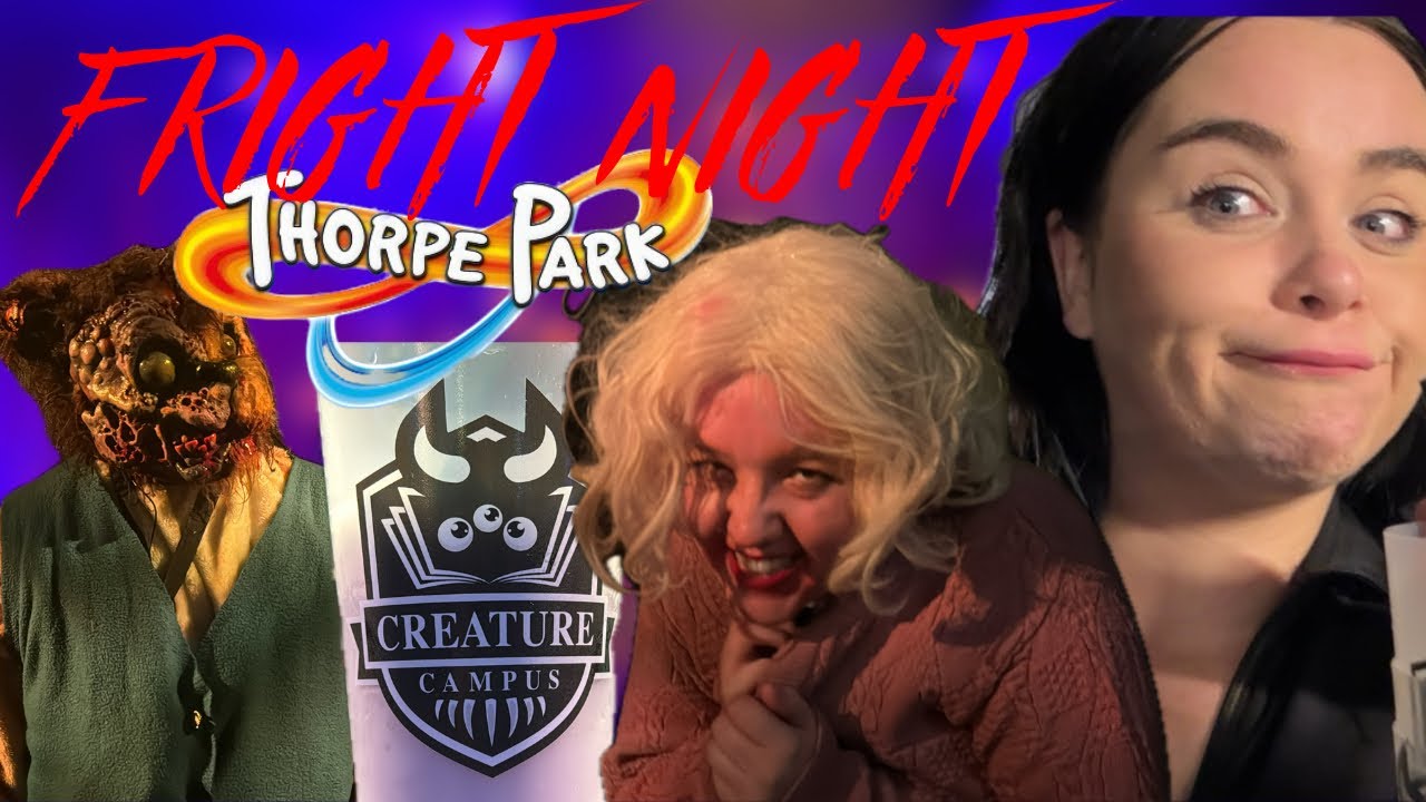 I went to Fright Night on Friday 13th… | THORPE PARK FRIGHT NIGHTS 2023 | Thorpe Park Vlog