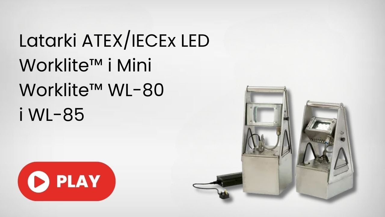 Latarki ATEX/IECEx LED Worklite™ i Mini Worklite™ WL-80 i WL-85