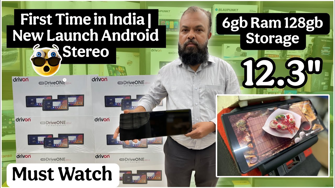 New Launch 12.3” Android Stereo | 6GB RAM, 128GB Storage | Car Accessories bangalore