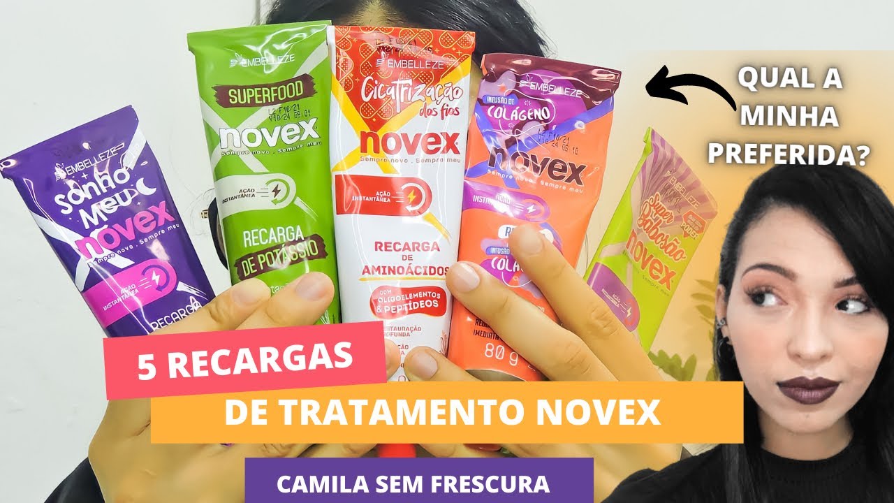 RECARGAS NOVEX EMBELLEZE |Camila Sem Frescura