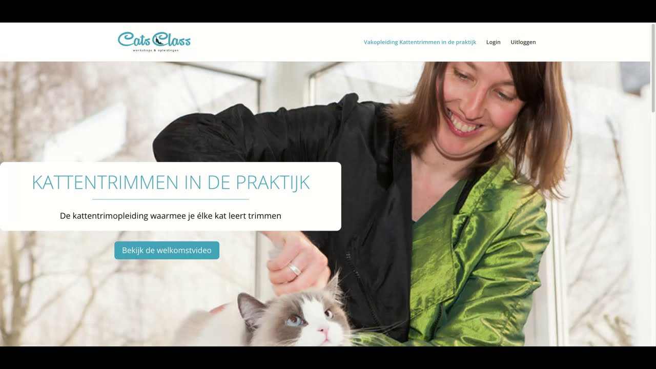 Cats Class zelfstudie kattentrimmen in de praktijk welkomsvideo