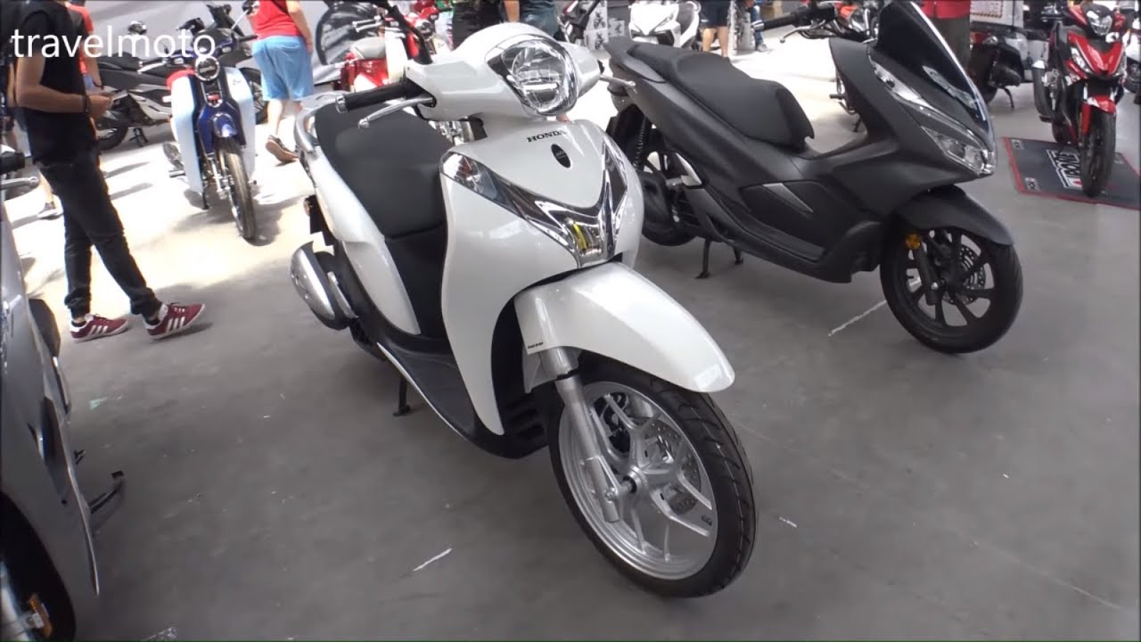 The Honda commuters (scooters) exhibition show 2019
