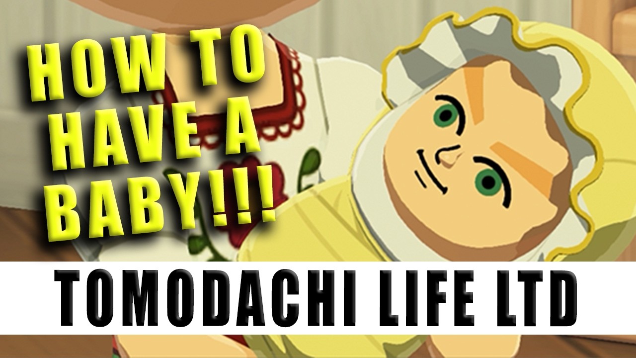 Как заставить персонажей Miis завести ребенка в игре Tomadachi Life Living the Dream - Как завест...