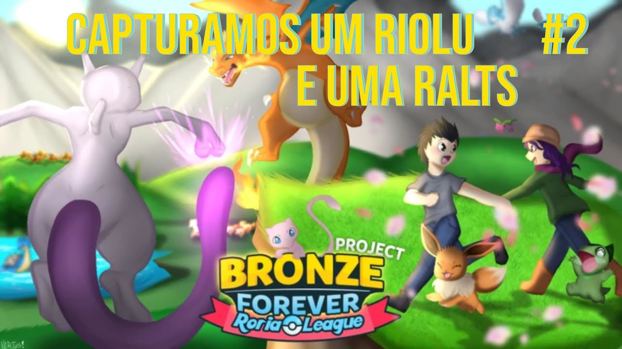 Passamos do Ginasio de Fogo e Capturamos um Riolu.