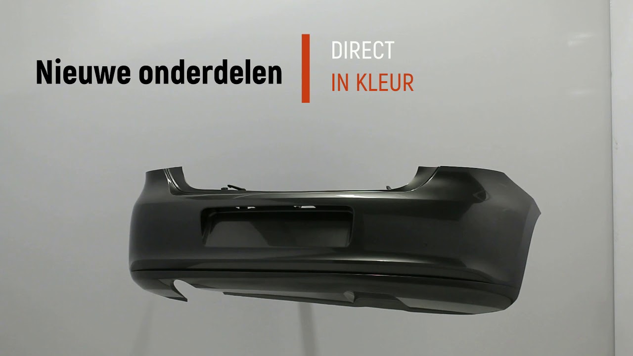 Achterbumper Volkswagen Polo 6R +SPORT - Kleurcode LD7R
