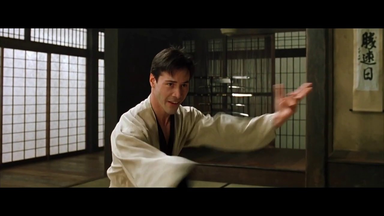 Matrix Kung Fu Fight scene, Morpheus and Neo 1080p 60fps