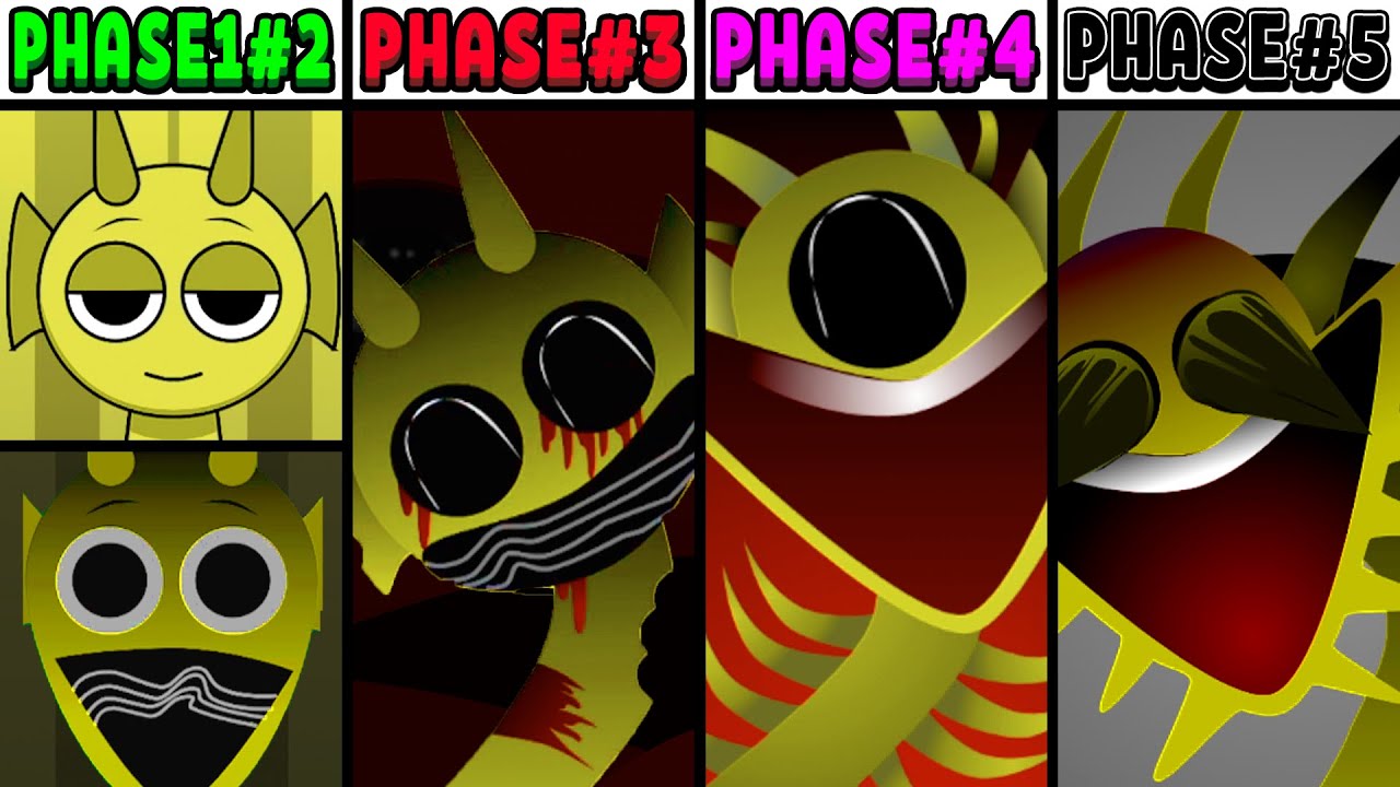 All Phases in Incredibox Sprunki Mustard New Update: From Phase 1 to Phase 5