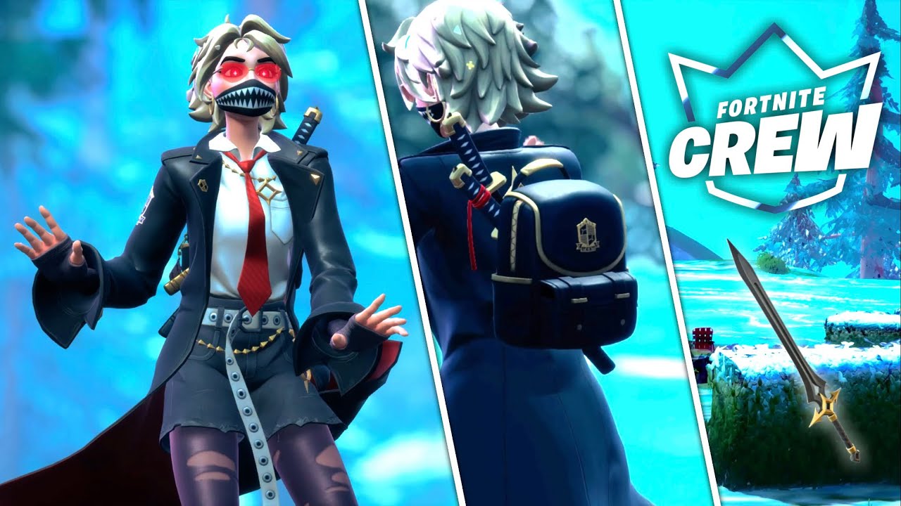 LEAKED “JONI THE RED” SKIN GAMEPLAY!!! (DECEMBER CREW COSMETICS!) - Fortnite Battle Royale