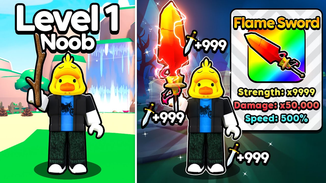 I Unlocked MAX STRENGTH Sword Evolution in Roblox Mega Sword Evolution!