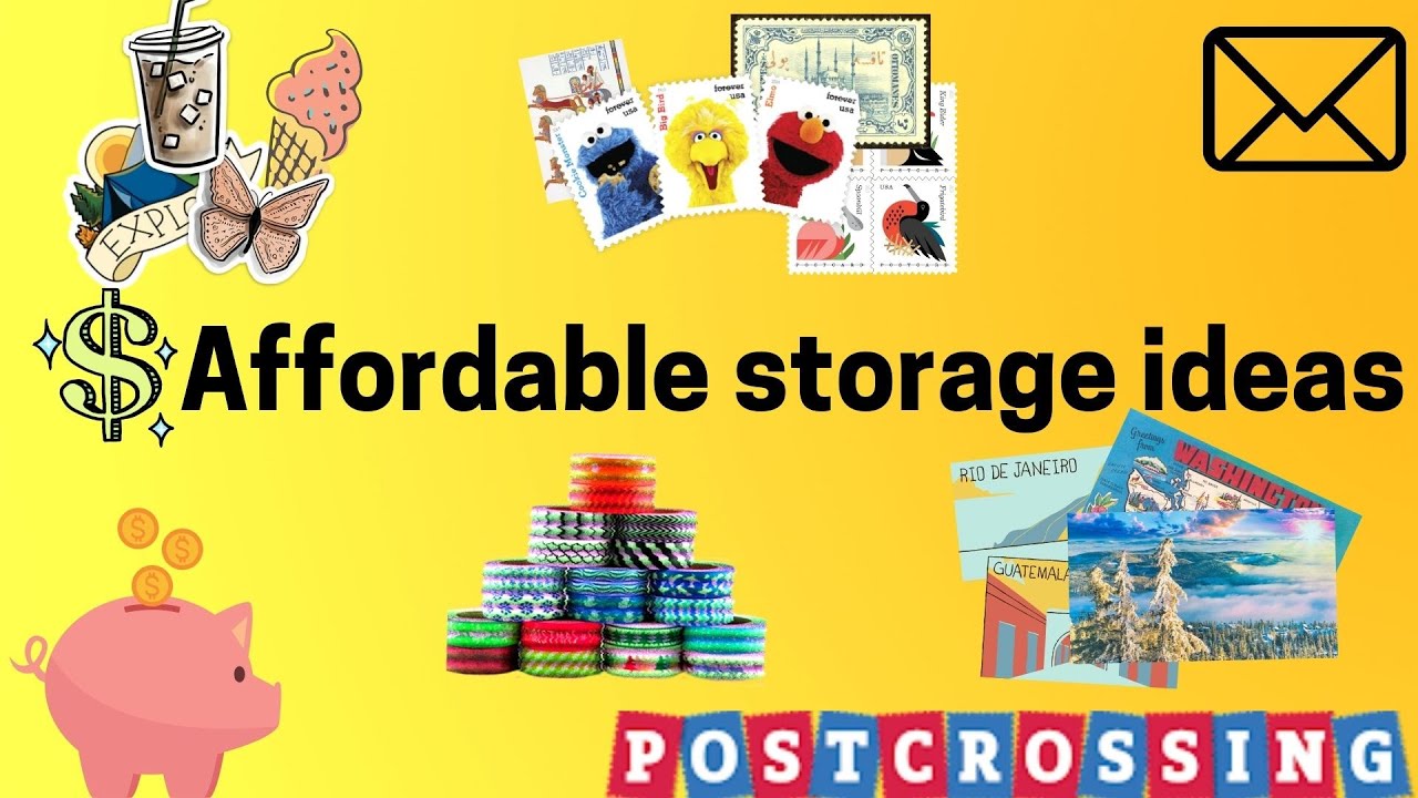 Postcrossing tips : Episode 2 : Affordable storage solutions