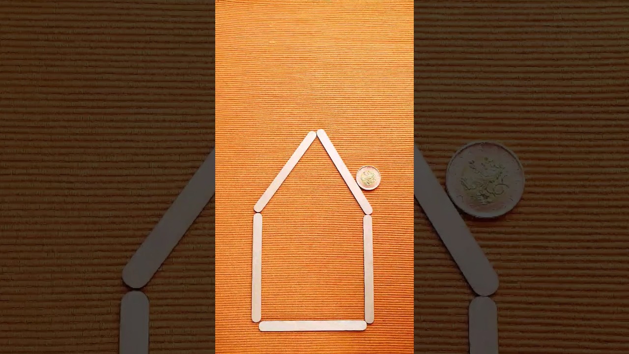 Put the coin inside the house #shorts
