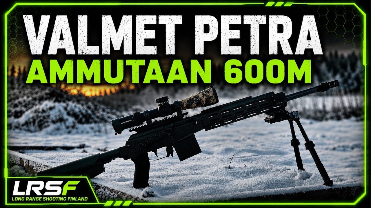 Ammutaan AK:lla 600m (Valmet Petra)