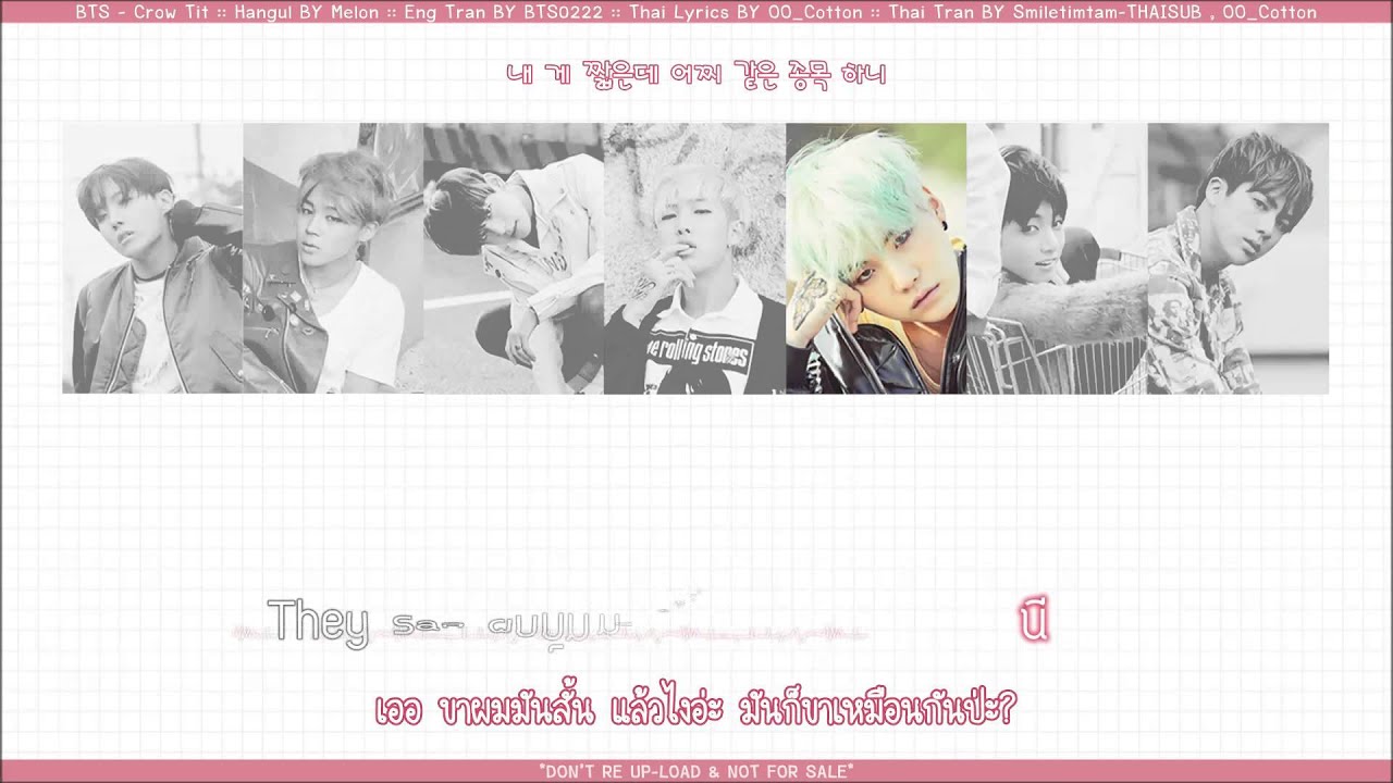 [Karaoke Thaisub] BTS (방탄소년단) - 뱁새 (Crow Tit) #oo_cotton